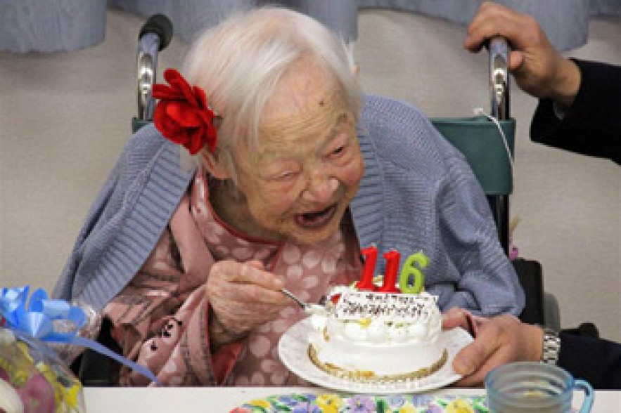World's oldest person "kind of" happy to turn 116