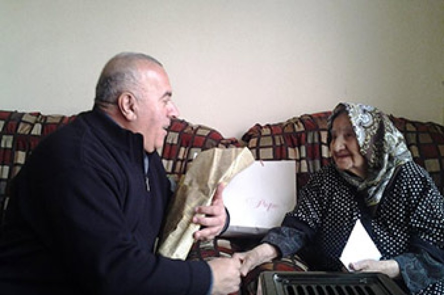 Festive surprise for women aged 100 and over in Arabkir district 