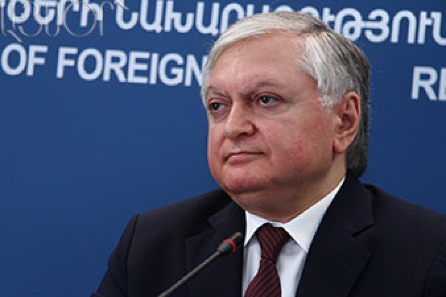 Edward Nalbandian to meet with OSCE MG Co-chairs in Moscow 