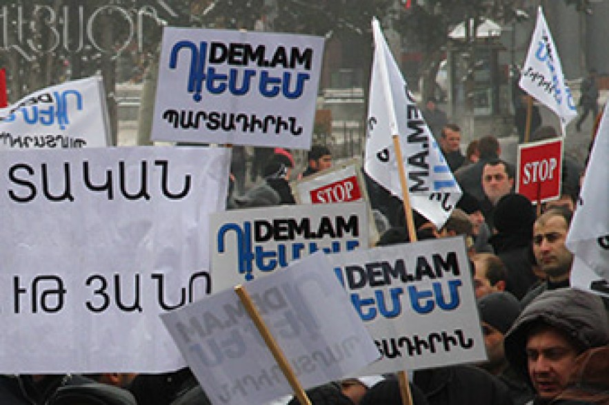 «Айкакан жаманак»: «Я против» проведет митинг 12 апреля