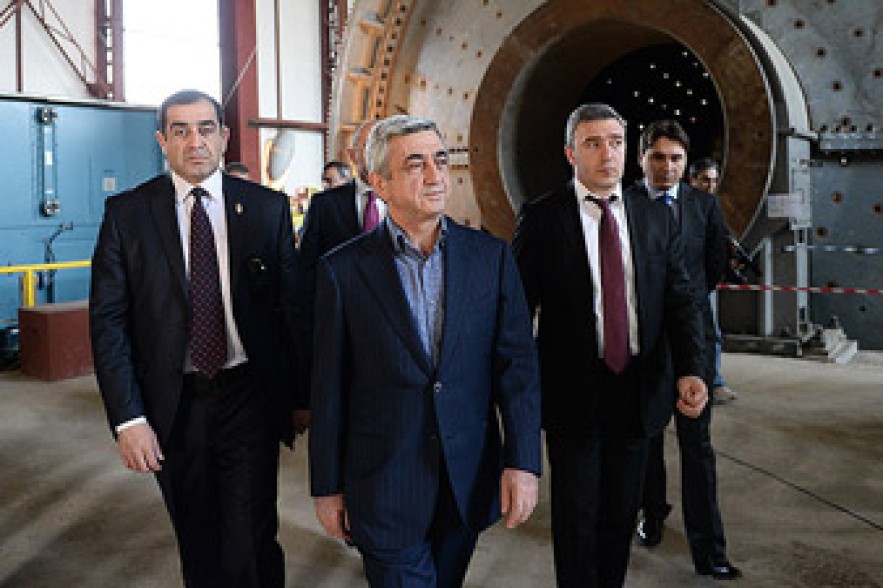 Սերժ Սարգսյանն այցելեց «Թեղուտի» հանքավայր