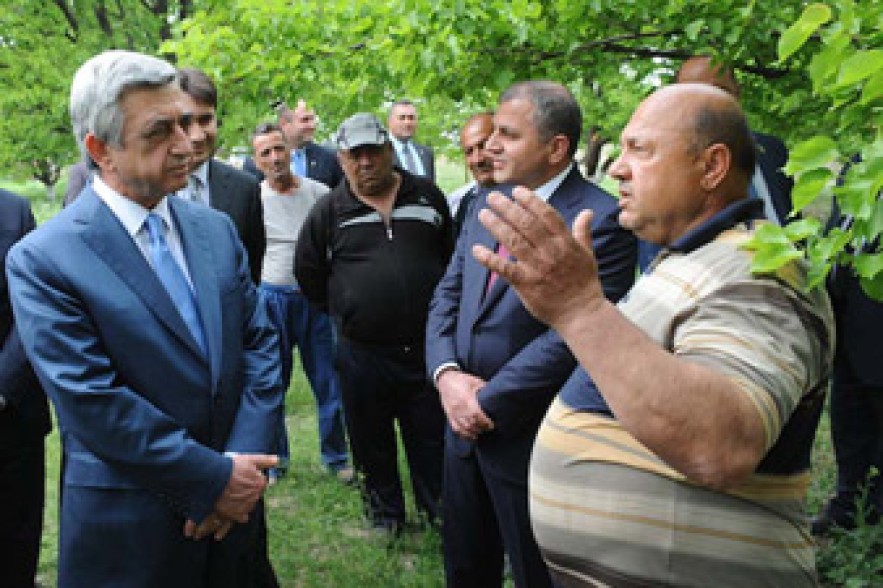 ՀՀ նախագահը այցելել է Ավշար գյուղ