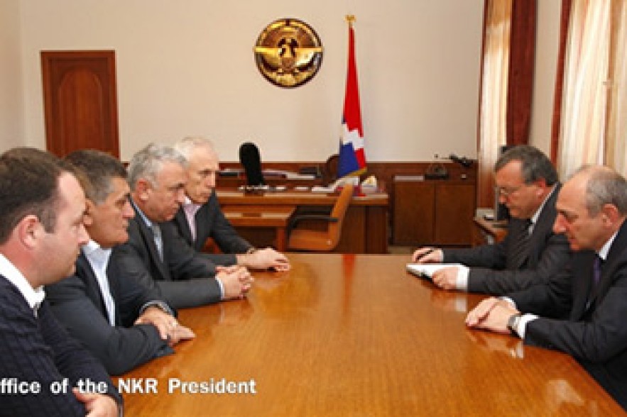 Բակո Սահակյանն ընդունել է ռուսաստանաբնակ մի խումբ հայ բարերարների