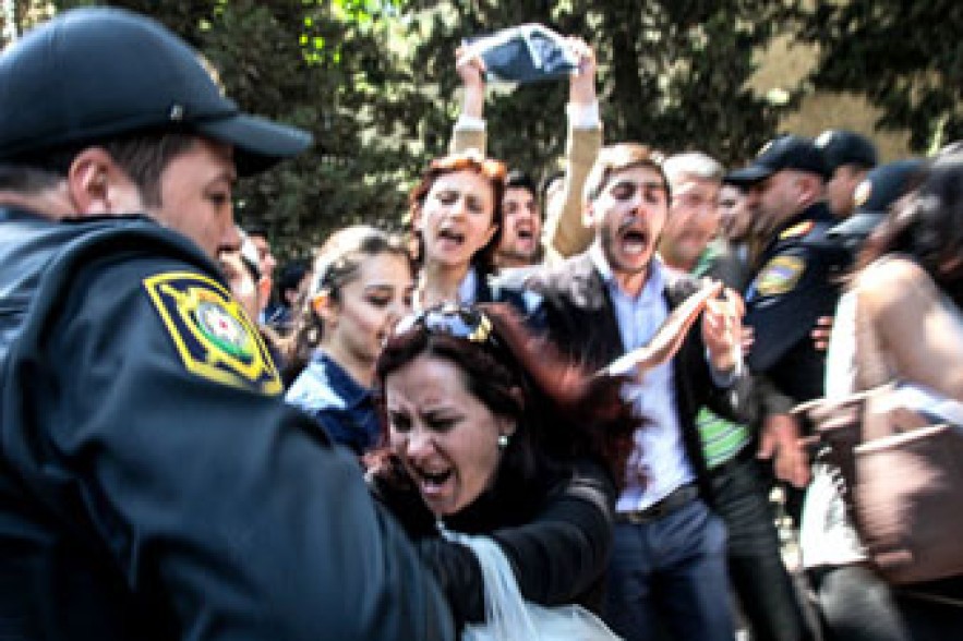 В Баку арестованы активисты протестовавшие из-за приговора членам NIDA 