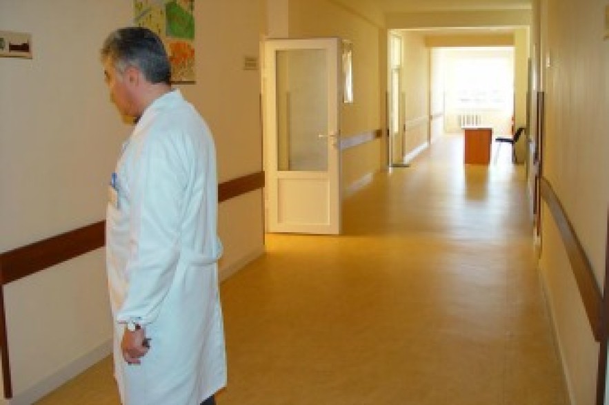MES receives call about bomb in military hospital director office 