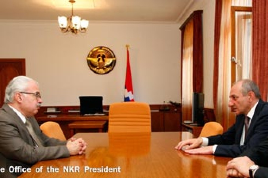 NKR president meets Hayastan Fund representative  