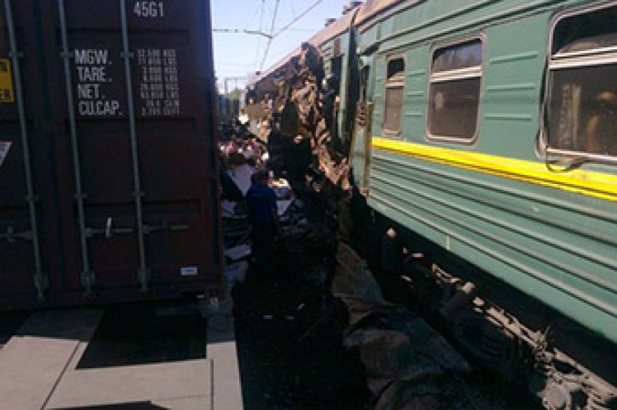 В Подмосковье столкнулись поезда, есть погибшие