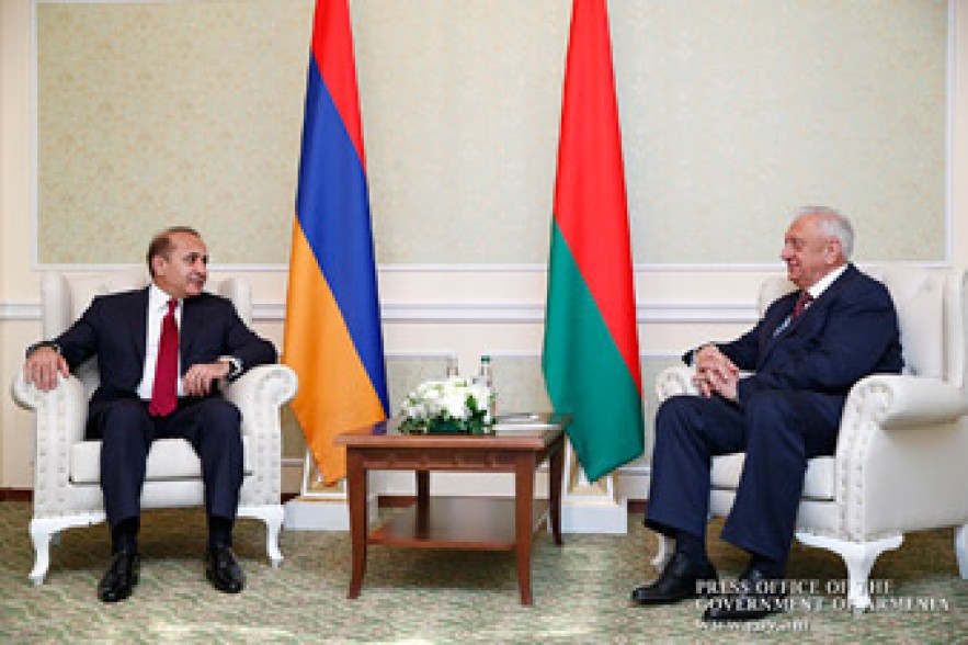 Prime ministers of Armenia and Belarus discuss cooperation prospects 