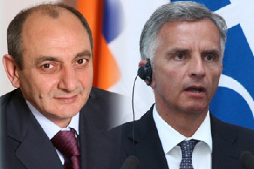 Swiss president to meet president of Nagorno Karabakh 