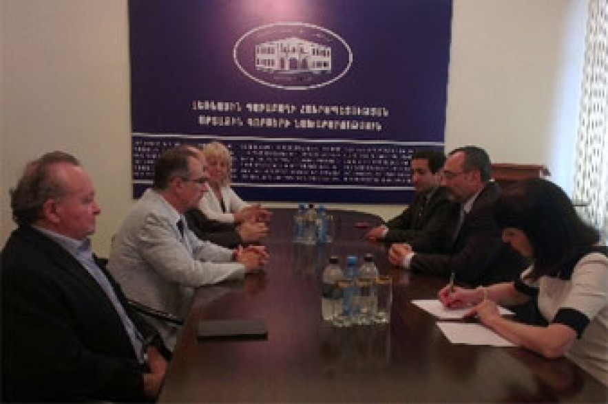 ԼՂՀ ԱԳ նախարարն ընդունել է Ֆրանսիայի Լե-Պեն-Միրաբո քաղաքի քաղաքապետին