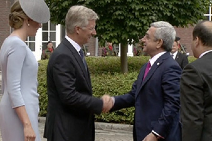 Armenian president attends World War I centenary events 
