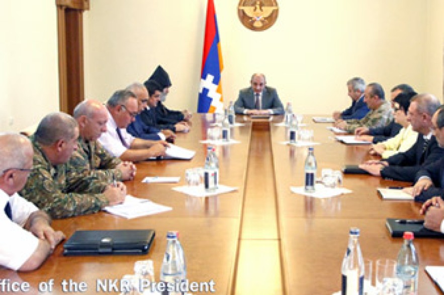 ԼՂՀ նախագահը անդրադարձել է ներքին և արտաքին քաղաքականության հարցերին