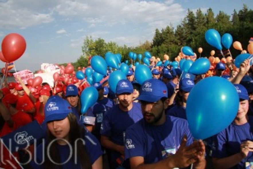 Ծաղկաձորում պաշտոնապես բացվեց «Բազե-2014» համահայկական երիտասարդական հավաքը