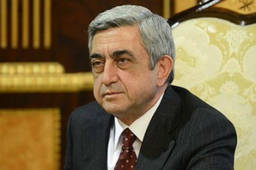 Ս. Սարգսյանը շնորհավորական ուղերձ է հղել Ուկրաինայի նախագահ Պ. Պորոշենկոյին