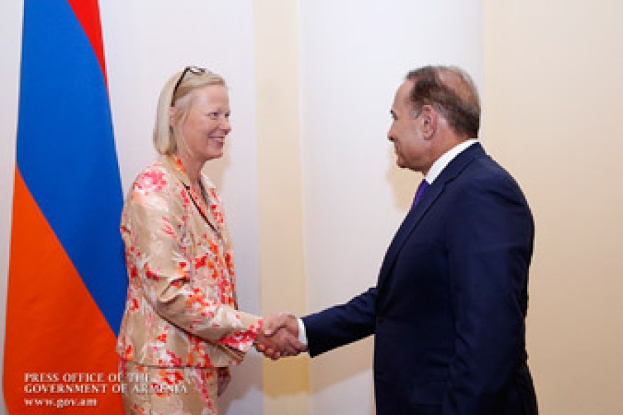 Հովիկ Աբրահամյանն ընդունել է ՄԱԿ-ի Մանկական հիմնադրամի ներկայացուցչին