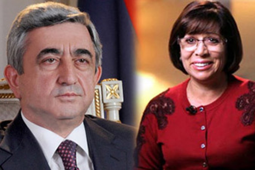 Ս.Սարգսյանը շնորհավորական ուղերձ է հղել Իրինա Ռոդնինային՝ հոբելյանի առթիվ