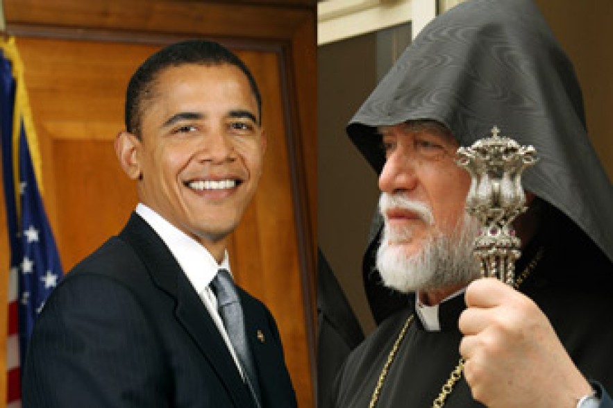 Catholicos Aram I discusses situation of Middle East Christians with Obama 