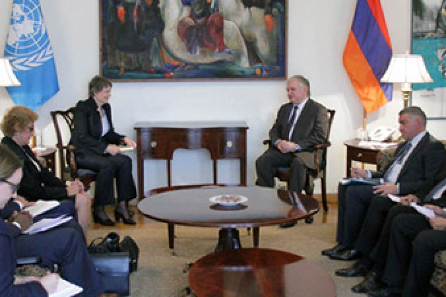 ՀՀ արտգործնախարարն ընդունեց ՄԱԿ-ի գլխավոր քարտուղարի տեղակալին