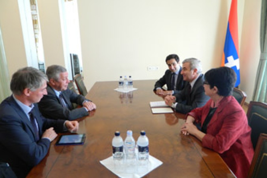Արցախի ԱԺ նախագահն ընդունել է Ֆրանսիա-Արցախ բարեկամության նախագահին