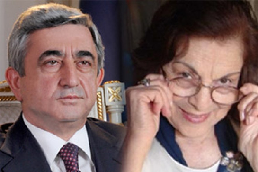 Ծննդյան 80-ամյակին` Էլվիրա Ուզունյանին Նախագահը շնորհավորական ուղերձ է հղել