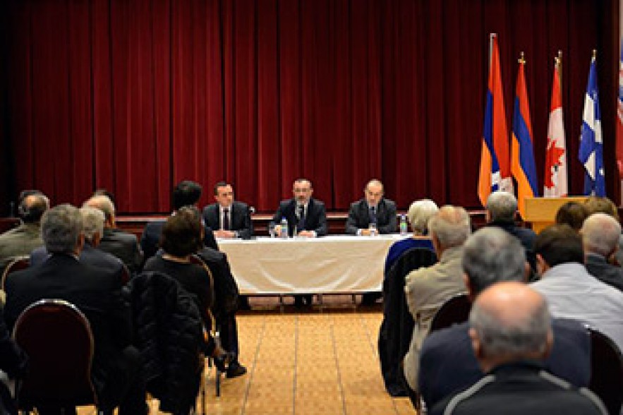 ԼՂՀ արտգործնախարարը Կանադայում ներկայացրել է Արցախում եղած զարգացումները