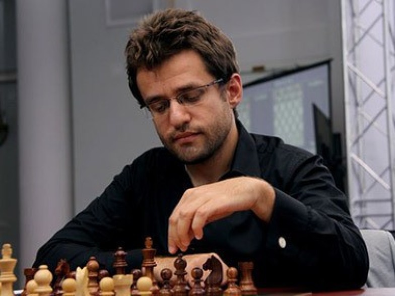 Levon Aronian and Samuel Sevian in Tata Steel chess tournament