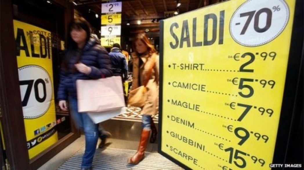 Eurozone exits deflation in April