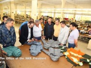 Karabakh President visits several workshops in Stepanakert