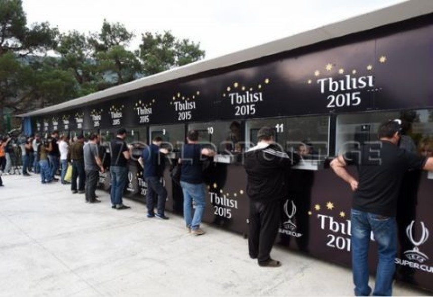 Fans hospitalized in Tbilisi trying to buy UEFA Super Cup tickets