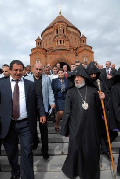 Catholicos of All Armenians Karekin II will consecrate the church of Gagik Tsarukyan