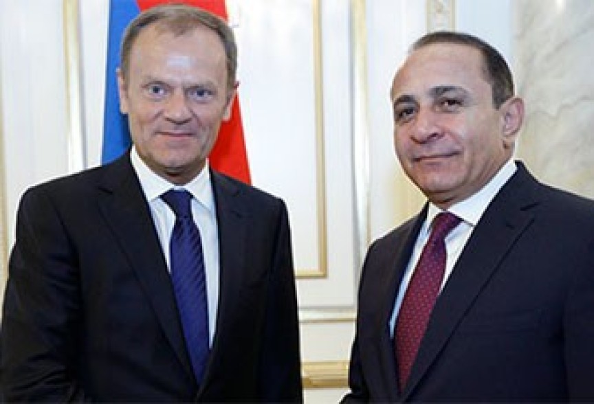Հովիկ Աբրահամյանը և Դոնալդ Տուսկը քննարկել են Հայաստան-Եվրամիություն համագործակցության հեռանկարները