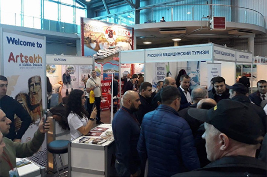 «Ինվետեքս 2017» ցուցահանդեսում մի խումբ ադրբեջանցի փորձել է խոչընդոտել Արցախի տաղավարի աշխատանքները. Լուսանկարներ