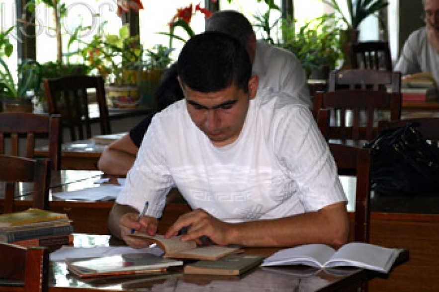 “The day of Library's friends”in the library after A. Isahakyan 