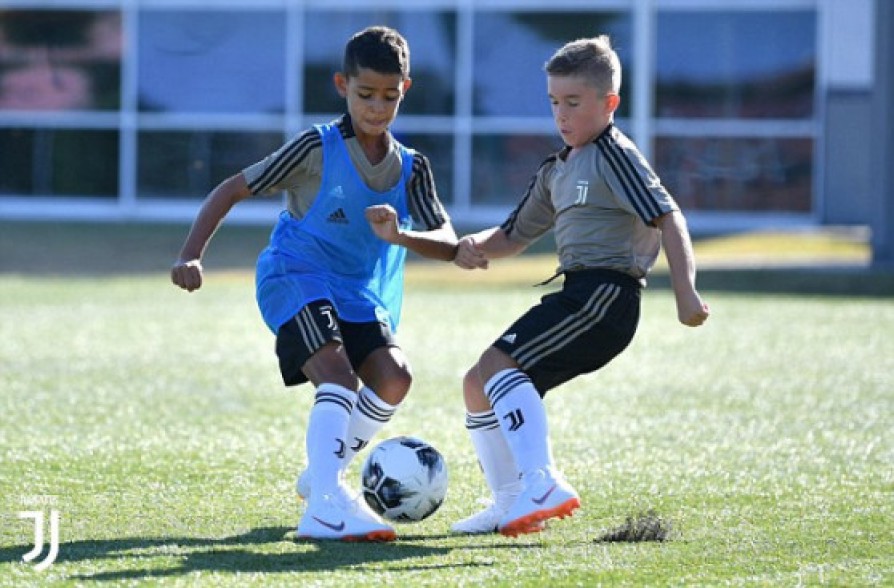Like father, like son! Cristiano Ronaldo Jnr joins Juventus' under-9 squad
