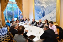 Armenia’s President meets heads of world famous companies in sidelines of Chamonix Summit of Minds