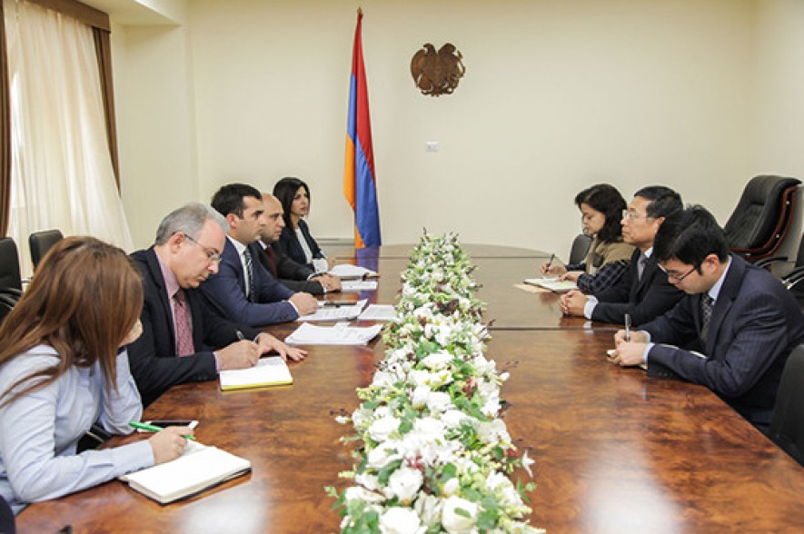 Հակոբ Արշակյանը Չինաստանի դեսպանին փոխանցել է, որ Հյուսիս-հարավի շինարարության տեմպերը զգալիորեն արագացել են