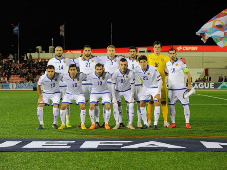 Armenia beats Gibraltar with 6:2 score