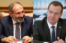 Armenian, Russian PMs discuss cooperation issues in a phone conversation