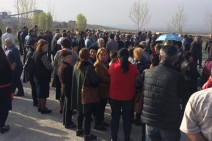 Employees of Ararat Cement plant protest against dismissals