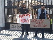 “Armenia under occupation” action held before EU Yerevan office (photos)