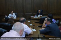 CC judge candidate Arthur Vagharshyan meets with My Step faction lawmakers
