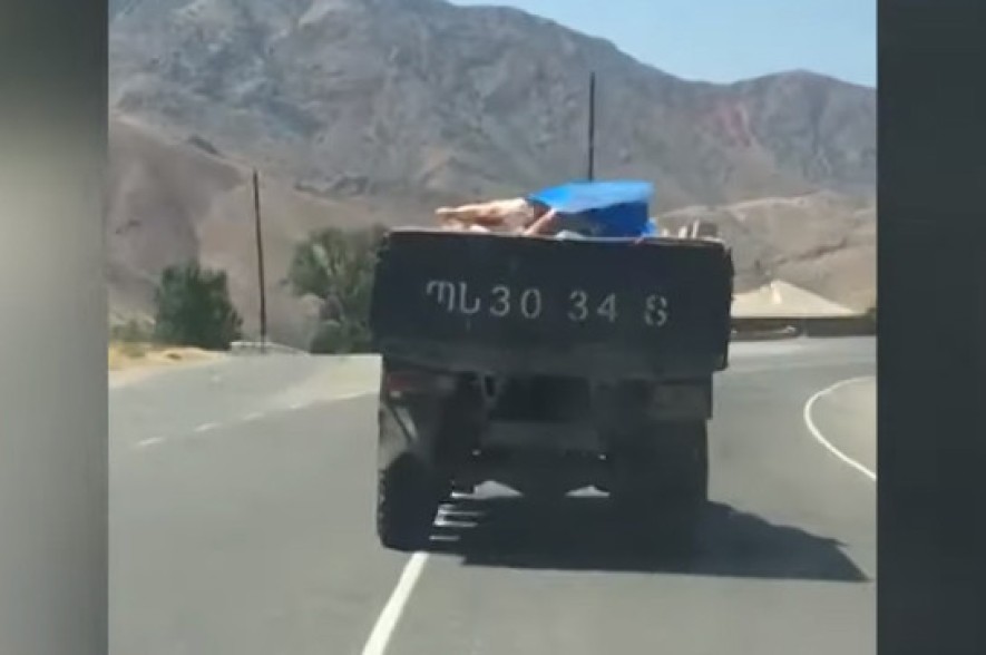 Service examination launched into transportation of meat to soldiers with violation of sanitary-hygienic norms (video)