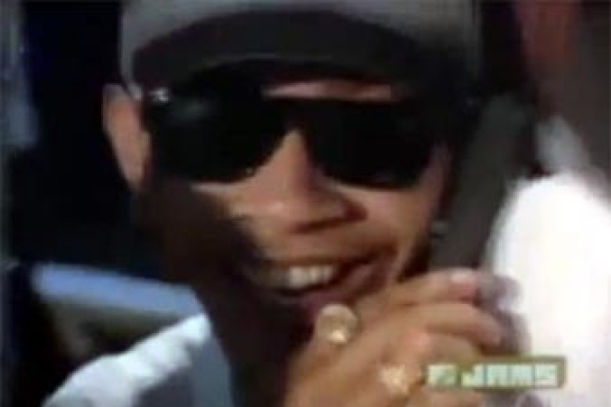 Barack Obama was maybe in early ’90s rap video