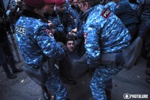 24 ARF-D youth representatives taken to police department, other representatives marched to the police demanding release of their friends