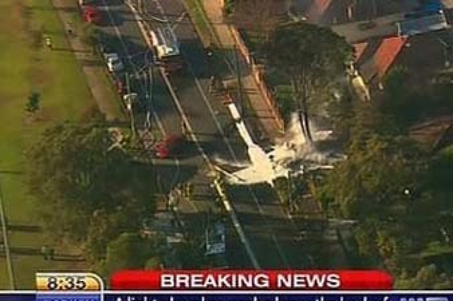 Two dead in Sydney plane crash