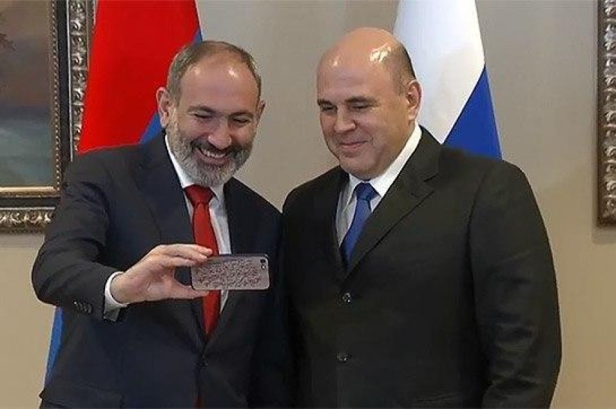 Селфи – это армянское слово. Пашинян познакомился с Мишустиным (Видео)