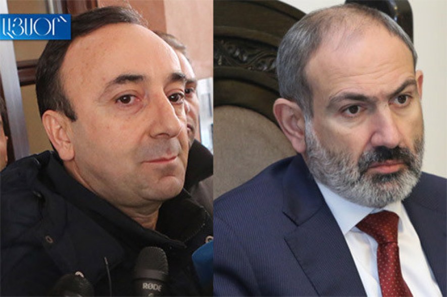 ՍԴ նախագահ Հրայր Թովմասյանը դատի է տվել վարչապետ Նիկոլ Փաշինյանին