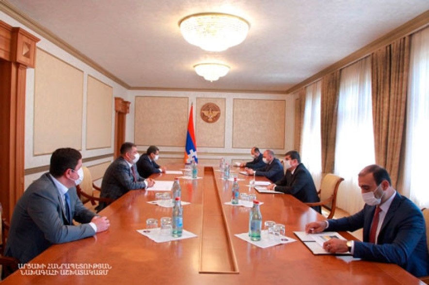 President Arayik Harutyunyan received the delegation of the “Electric Networks of Armenia” CJSC