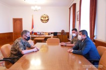Artsakh President Arayik Harutyunyan received head of the General Staff of the Republic of Armenia Armed forces Onik Gasparyan