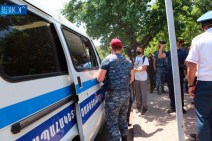 154 citizens apprehended as of 1.30 p.m. from outside the NA building